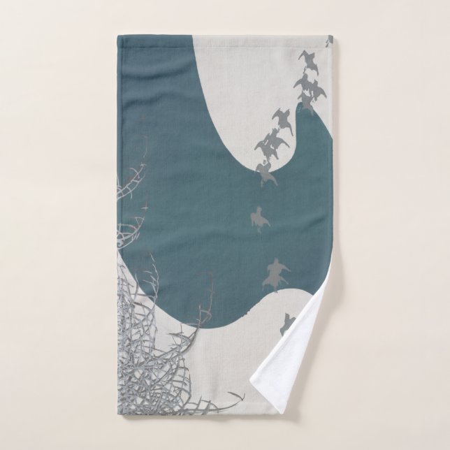 HAND TOWEL : JAPANESE WOODBLOCK PRINT  (Hand Towel)