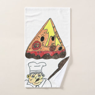hand towel. pencil drawing towel 