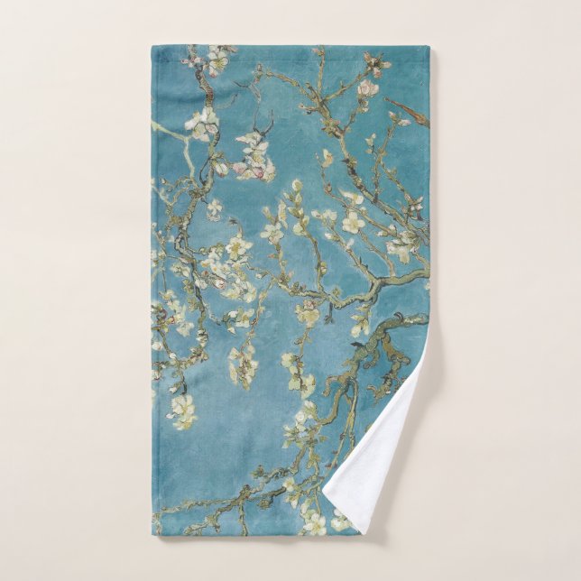 HAND TOWEL : VINCENT VAN GOGH : ALMOND BLOSSOM (Hand Towel)