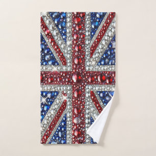 Hand Towel with British Colors