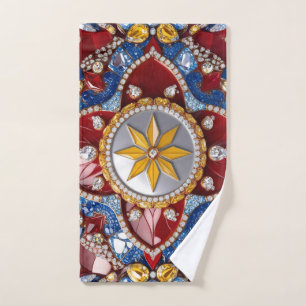 Hand Towel with Colombian Colors