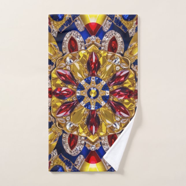 Hand Towel with Colombian Colors (Hand Towel)