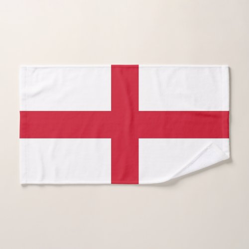 Hand Towel with Flag of England United Kingdom