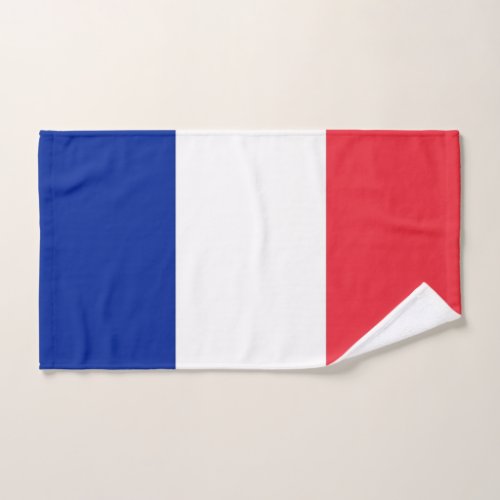Hand Towel with Flag of France