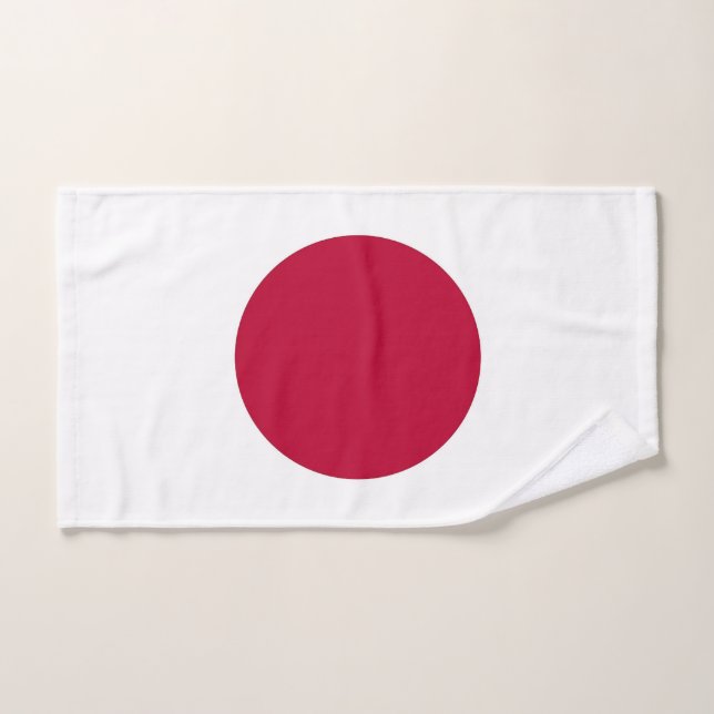 Hand Towel with Flag of Japan (Hand Towel)