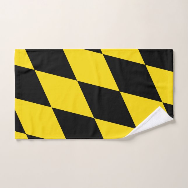 Hand Towel with Flag of Munich (Hand Towel)
