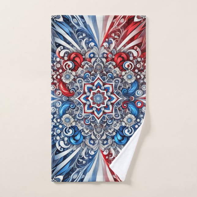 Hand Towel with French Colors (Hand Towel)