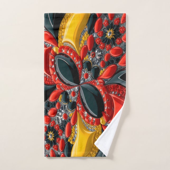 Hand Towel with Germany Colors (Hand Towel)