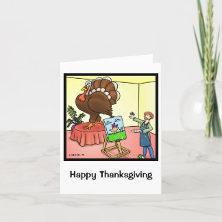 Hand Turkey Thanksgiving Day Card