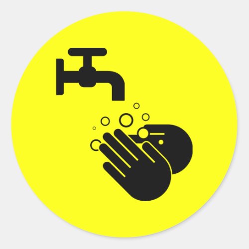 Hand Wash sticker