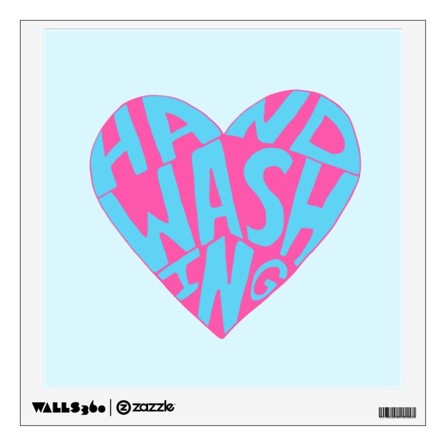 Hand Washing Hand Wall Decal (Front)