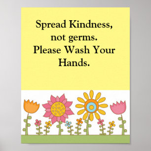 Hand washing poster