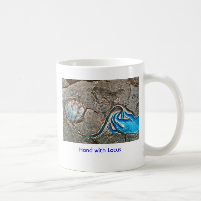 Hand with Lotus/Mug Coffee Mug (Right)