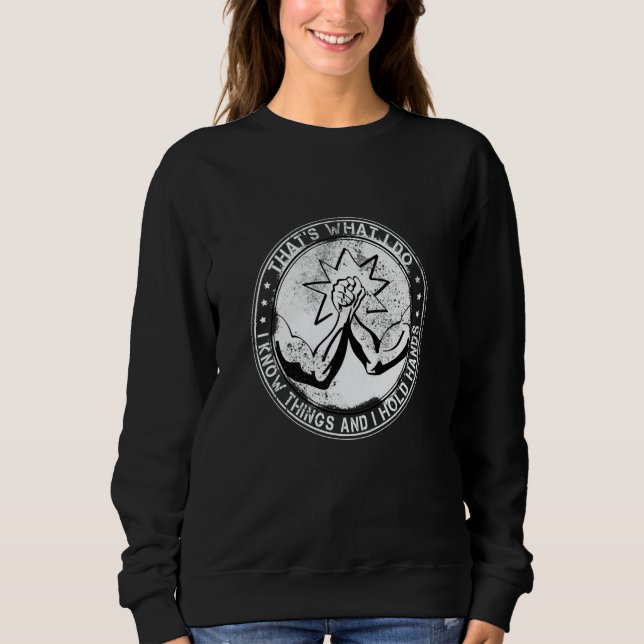 Hand Wrestling Tournament Champion Arm Wrestling C Sweatshirt (Front)