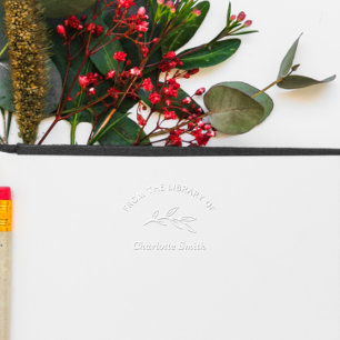 Hand-written Book From The Library Hand-drawn Embosser