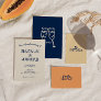 Hand-Written Colorful Retro Unique Modern Wedding Invitation