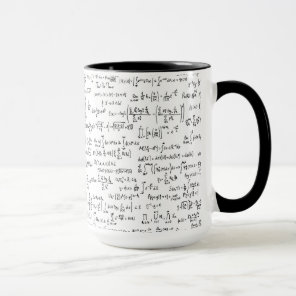 Hand Written Math Equations // Mug