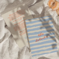 Hand Written Painted Whimsical Wedding Details