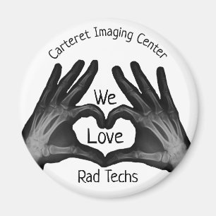 Hand Xray Heart Rad Tech Appreciation Magnet
