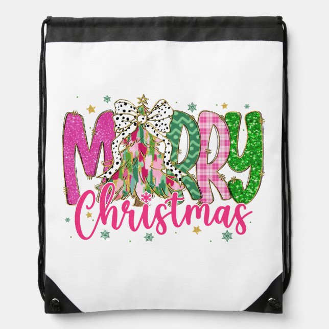 handbag for women, Christmas gift Drawstring Bag (Front)