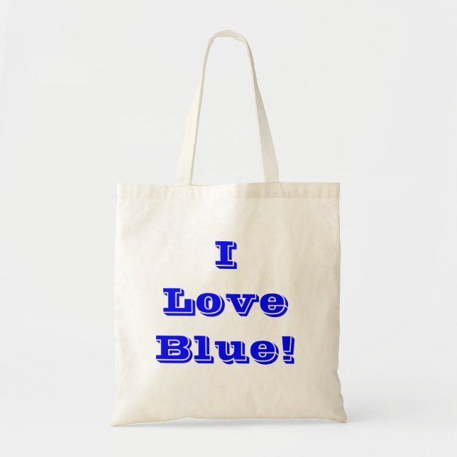 Handbag I Love Blue (Front)