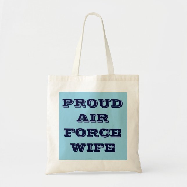 Handbag Proud Air Force Wife (Front)