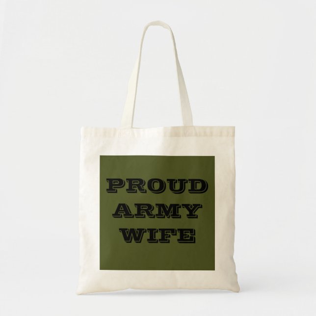 Handbag Proud Army Wife (Front)