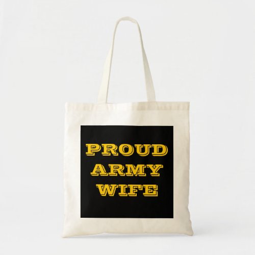 Handbag Proud Army Wife