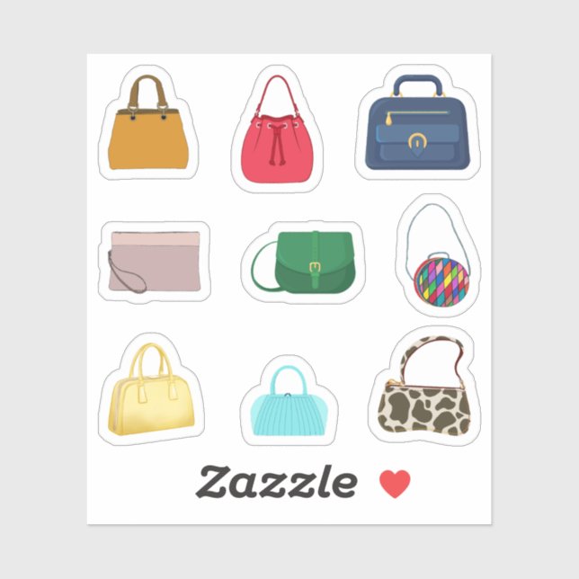 Handbag Stickers (Sheet)