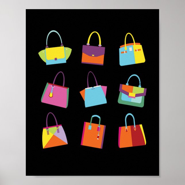 Handbags Collection Fashion Poster (Front)