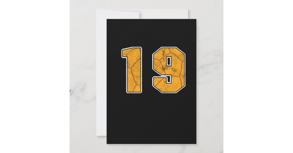 Handball 19 th Birthday Celebration Sports Gift Invitation | Zazzle
