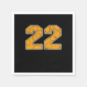 Handball 22 nd Birthday Celebration Sports Gift Napkins