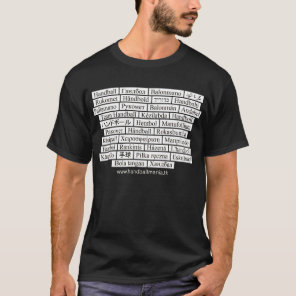 handball 50 languages T-Shirt