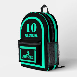 Handball Birthday Gift, Handball Player Girl,  Acc Printed Backpack