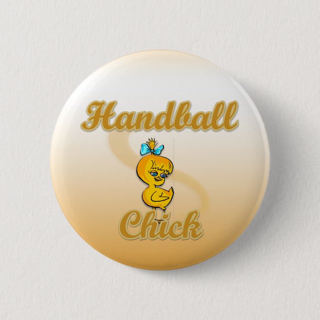 Handball Chick Button (Front)