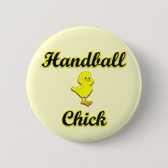 Handball Chick Button (Front)