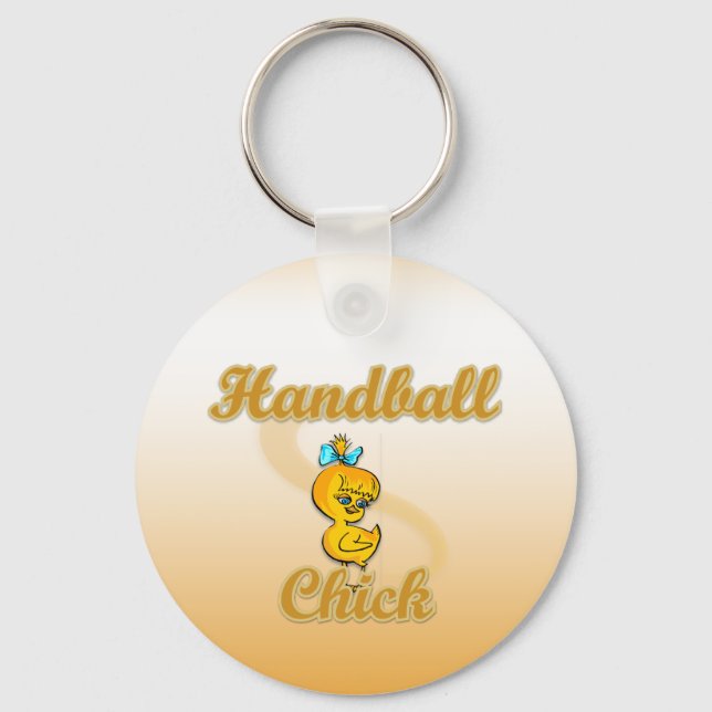 Handball Chick Keychain (Front)