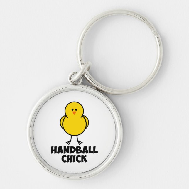 Handball Chick Keychain (Front)