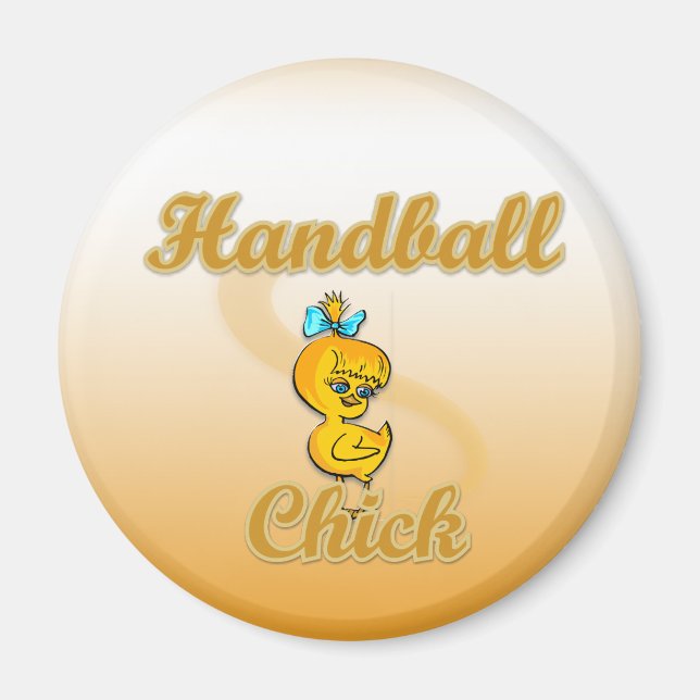 Handball Chick Magnet (Front)