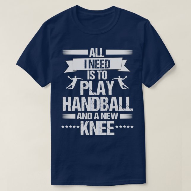 Handball Coach Sports Handball Team Handball T-Shirt (Design Front)