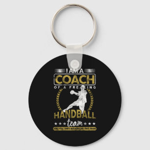 Handball Coach Throwing Team Sports Goal Gift Keychain