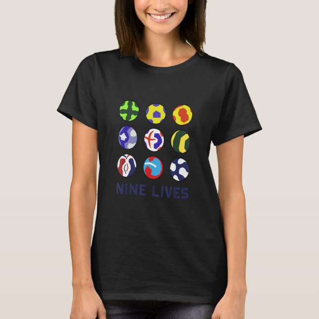 Handball Colorful Handballs for Kids & Cat T-Shirt (Front)