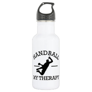 handball design water bottle