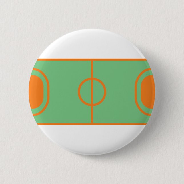 handball field icon pinback button (Front)