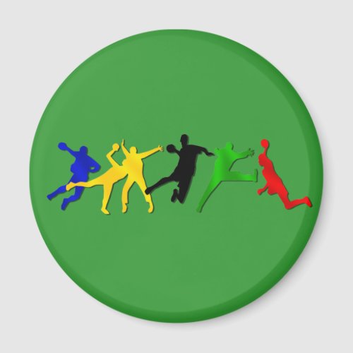 Handball gift for handball players and fans magnet