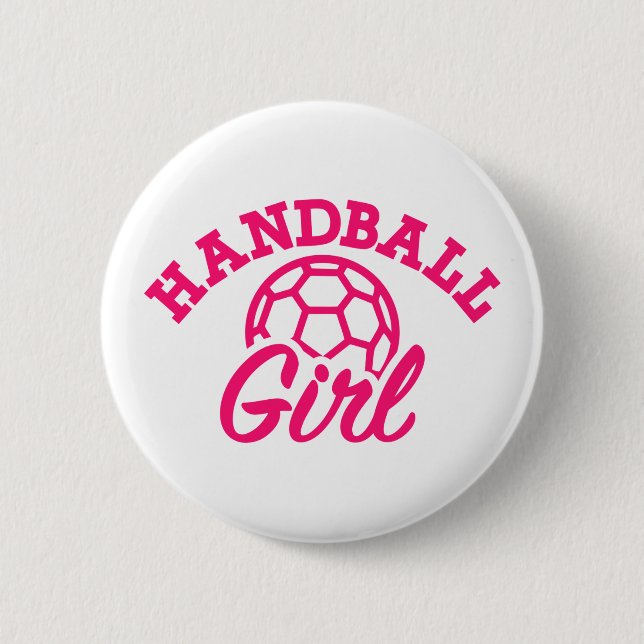 Handball girl button (Front)