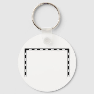 handball goal icon keychain