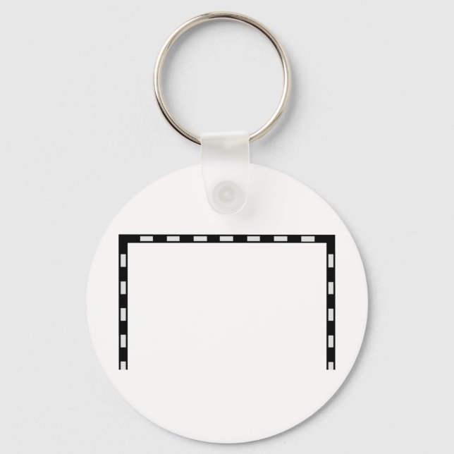 handball goal icon keychain (Front)