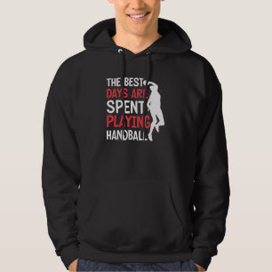Handball Graphic For Girls Women Kids Handball 10 Hoodie