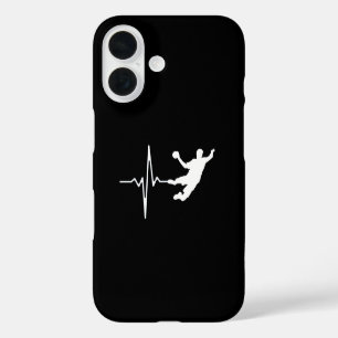 Handball - Handball Player Heartbeat iPhone 16 Case